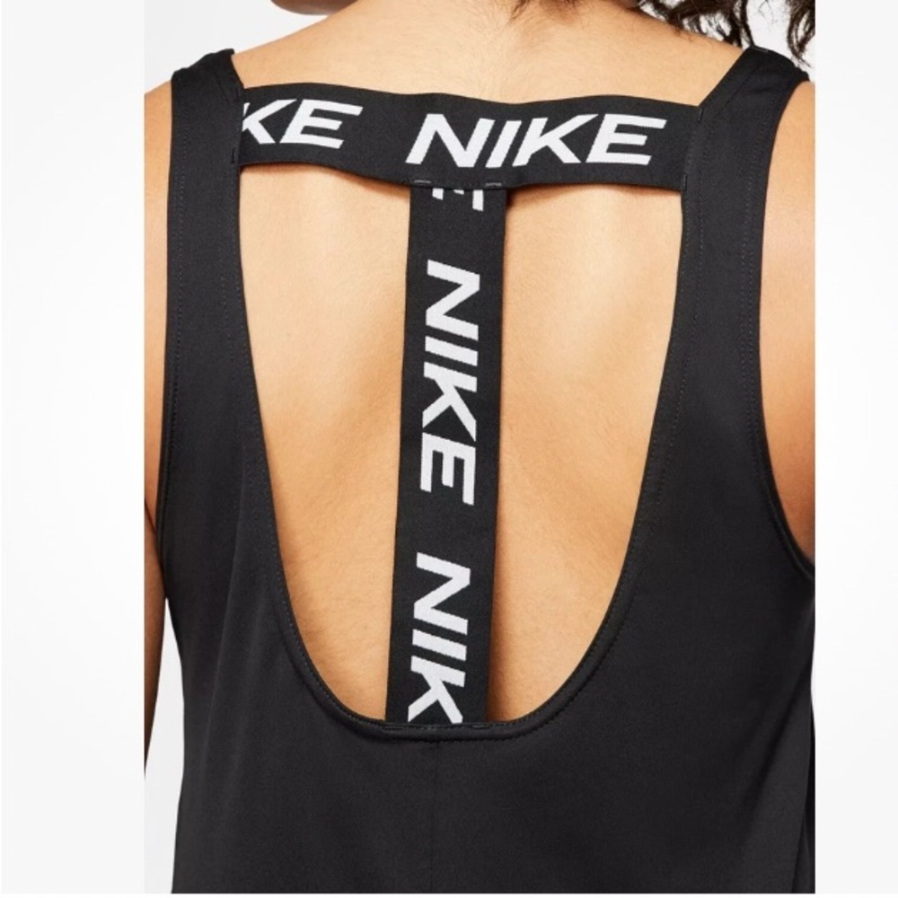 Nike Women's Black Racerback Tank Top - Picture 2 of 6